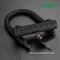 Heavy duty u shape rubber coat bicycle lock